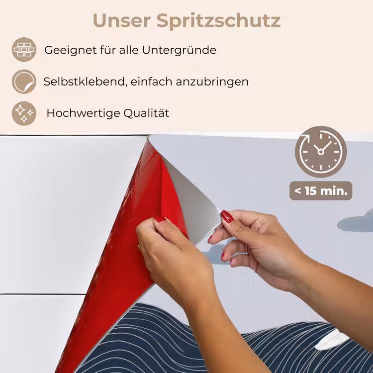 Persoon - Surfen - Oceaan - Natuur - Modern keuken achterwand spatscherm klein -spatscherm_DE