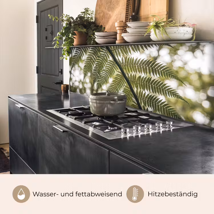 Plant - Blad - Natuur - Groen - Detail keuken achterwand 2 middel -usp_DE