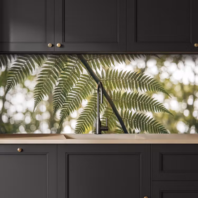 Plant - Blad - Natuur - Groen - Detail keuken achterwand 2 middel -sfeer1