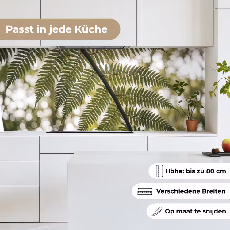 Plant - Blad - Natuur - Groen - Detail keuken achterwand 2 middel -sfeer4_DE