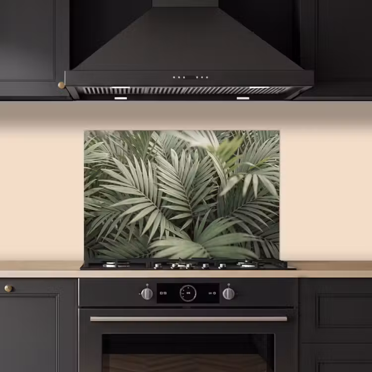 Plant - Palmbladeren - Natuur - Groen keuken achterwand spatscherm klein -sfeer1