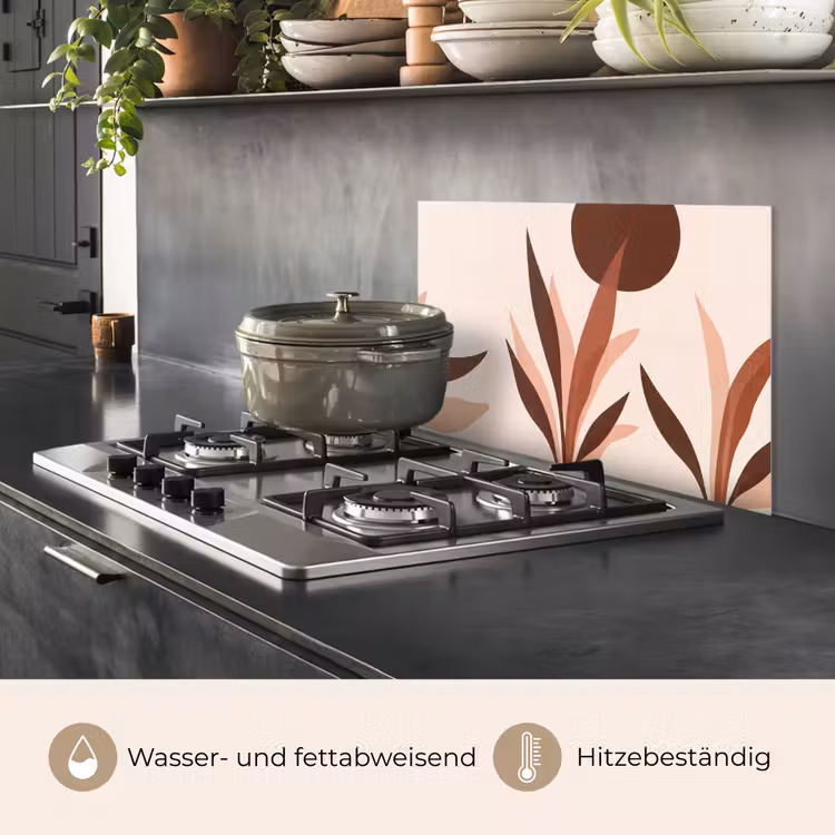 Planten - Abstract - Natuur - Bruin keuken achterwand spatscherm klein -usp_DE