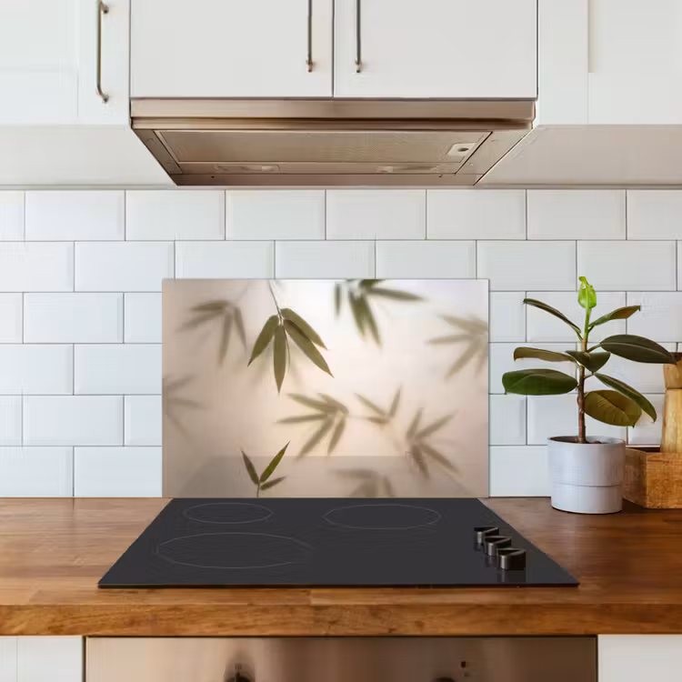 Planten - Bladeren - Natuur - Groen keuken achterwand spatscherm klein -sfeer2
