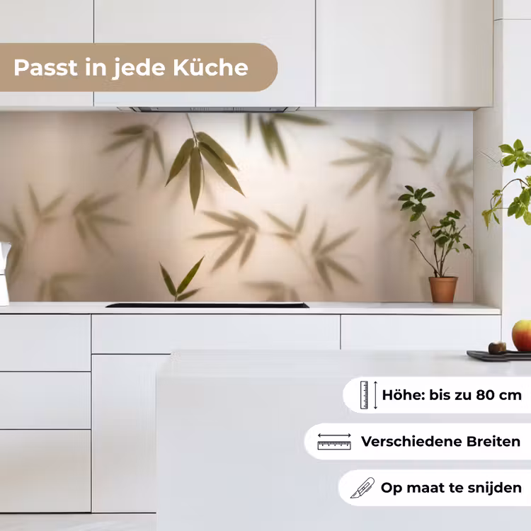 Planten - Bladeren - Natuur - Groen keuken achterwand 2 middel -sfeer4_DE