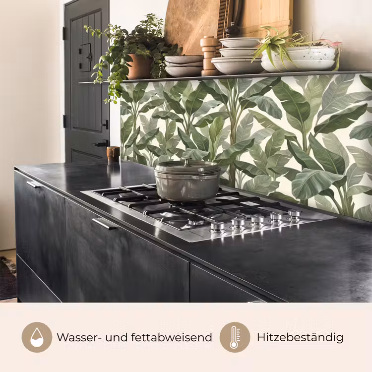 Planten - Bladeren - Tropisch - Groen keuken achterwand 2 middel -usp_DE