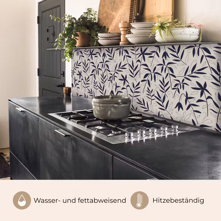 Planten - Japan - Patronen keuken achterwand 2 middel 871 -usp_DE
