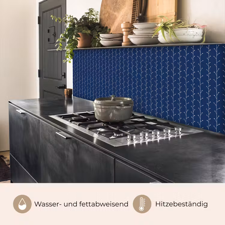 Planten - Patroon - Japan keuken achterwand 2 middel 871 -usp_DE