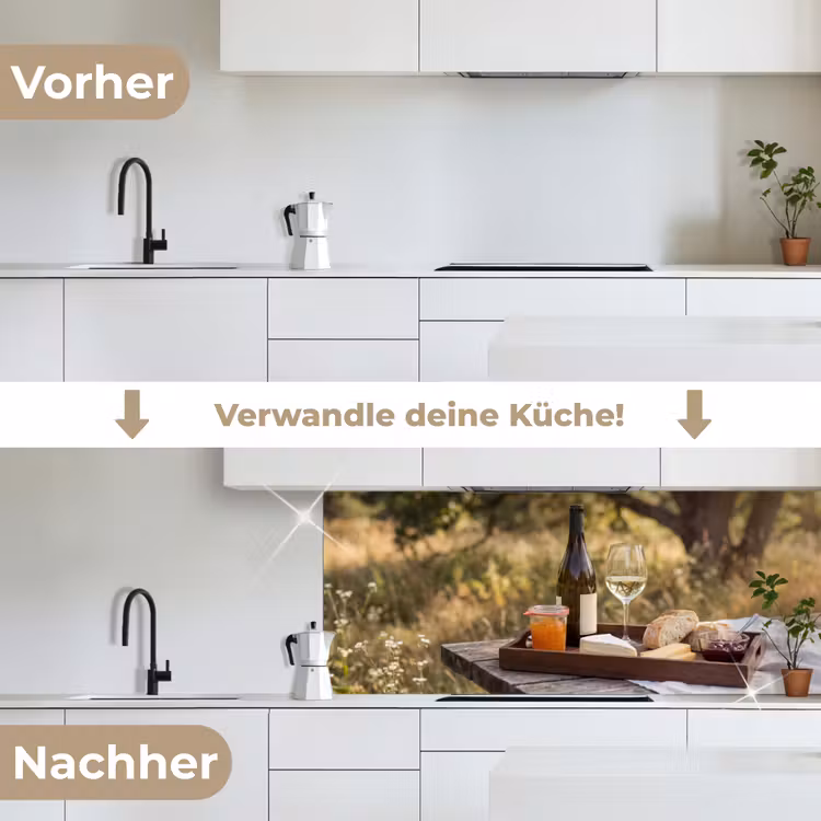 Picknick - Wijn - Kaasplankje keuken achterwand 2 middel -voor-na_DE