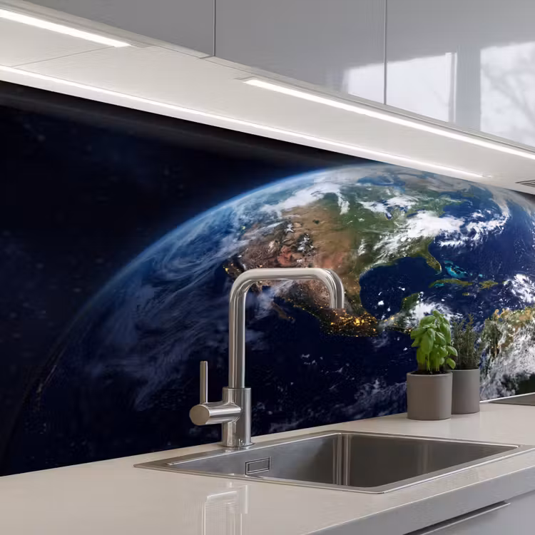 Küchenrückwand - Planet – Weltraum – Kosmos - Planeet - Ruimte - Kosmos keuken achterwand 2 middel