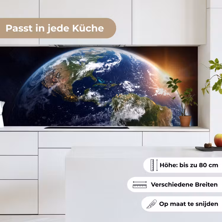 Küchenrückwand - Planet – Weltraum – Kosmos - Planeet - Ruimte - Kosmos keuken achterwand 2 middel
