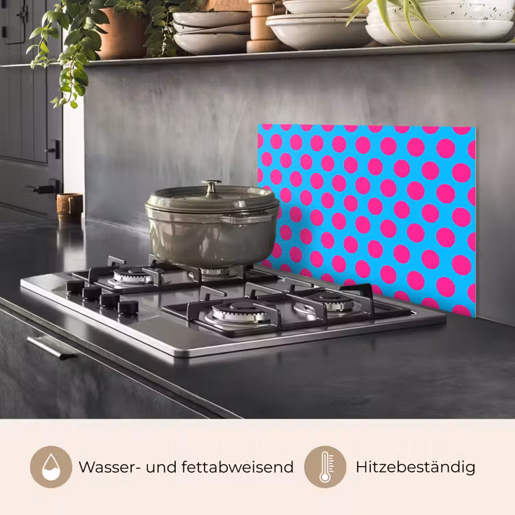 Stippen - Klassiek - Roze keuken achterwand spatscherm klein 900 -usp_DE