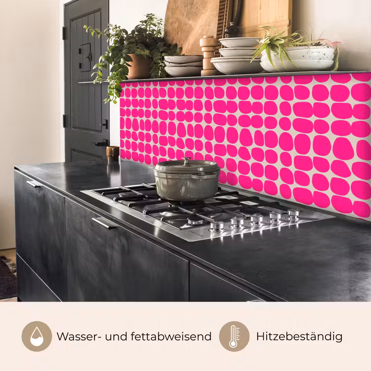 Stippen - Patroon - Roze keuken achterwand 2 middel 871 -usp_DE