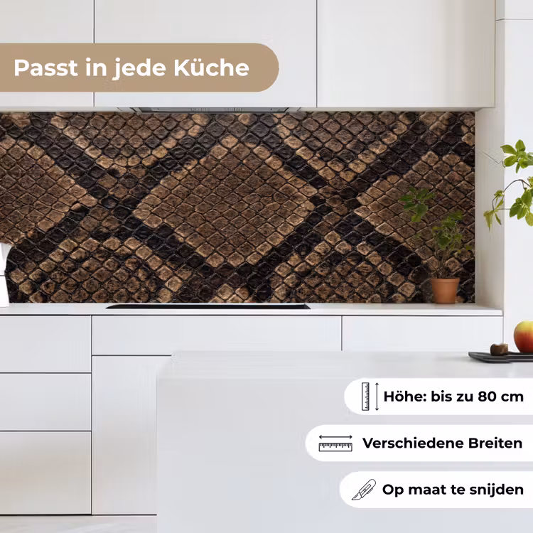 Python - Schubben - Brons keuken achterwand 2 middel -sfeer4_DE