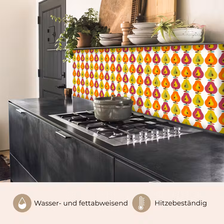 Retro - Design - Peer - Fruit keuken achterwand 2 middel 871 -usp_DE