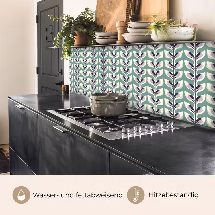 Retro - Modern - Groen keuken achterwand 2 middel 871 -usp_DE