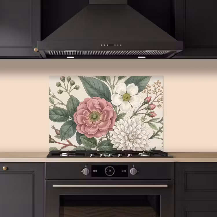 Romantisch - Design - Kleurrijk keuken achterwand spatscherm klein -sfeer1