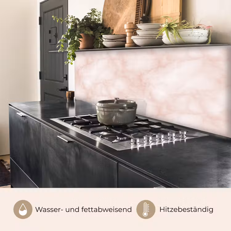 Roze - Marmer - Crème keuken achterwand 2 middel 871 -usp_DE