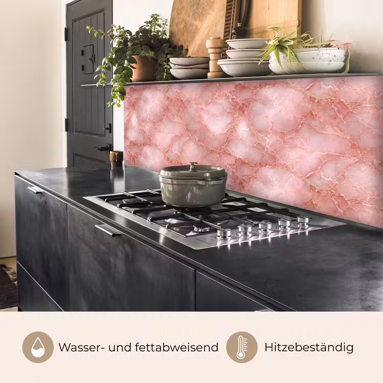 Roze - Kwarts - Goud - Marmer keuken achterwand 2 middel 871 -usp_DE