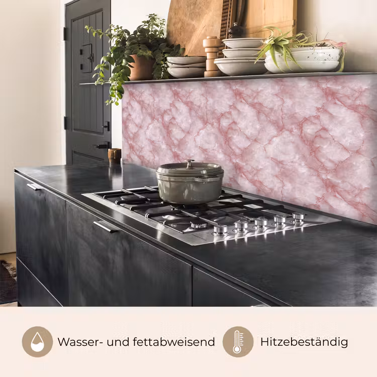 Roze - Kwartsmarmer - Aders keuken achterwand 2 middel 871 -usp_DE