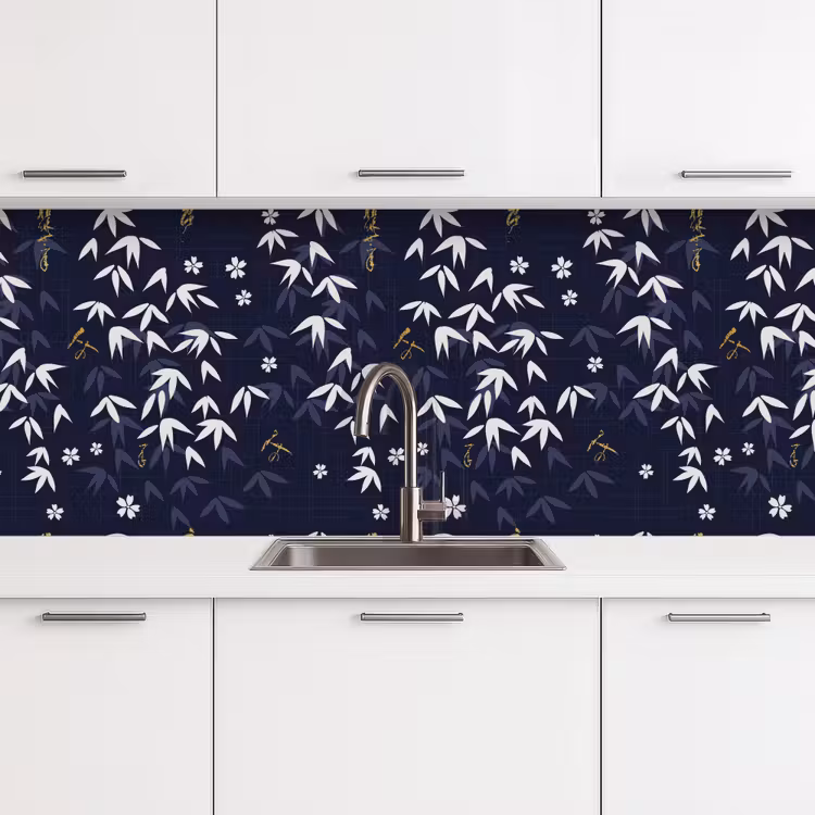 Sakura - Bloesem - Patroon - Japan keuken achterwand 2 middel 871 -3d