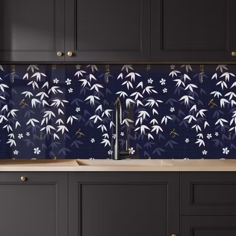 Sakura - Bloesem - Patroon - Japan keuken achterwand 2 middel 871 -sfeer1