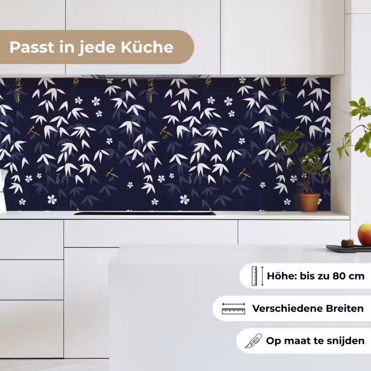 Sakura - Bloesem - Patroon - Japan keuken achterwand 2 middel 871 -sfeer4_DE
