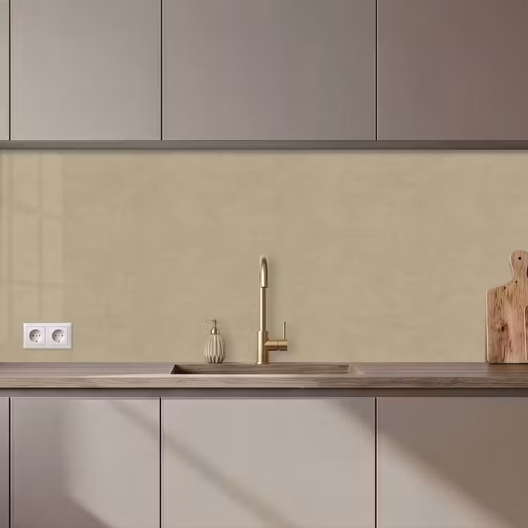 Zandkleur - Korrelige structuur - Beton keuken achterwand 2 middel 871 zz_3dshopping