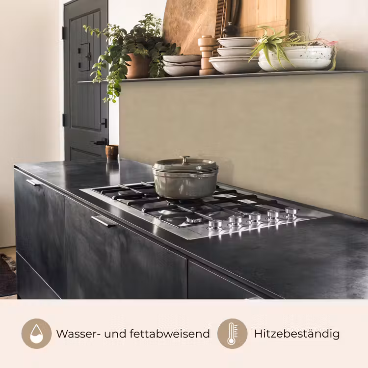 Zandkleur - Korrelige structuur - Beton keuken achterwand 2 middel 871 -usp_DE