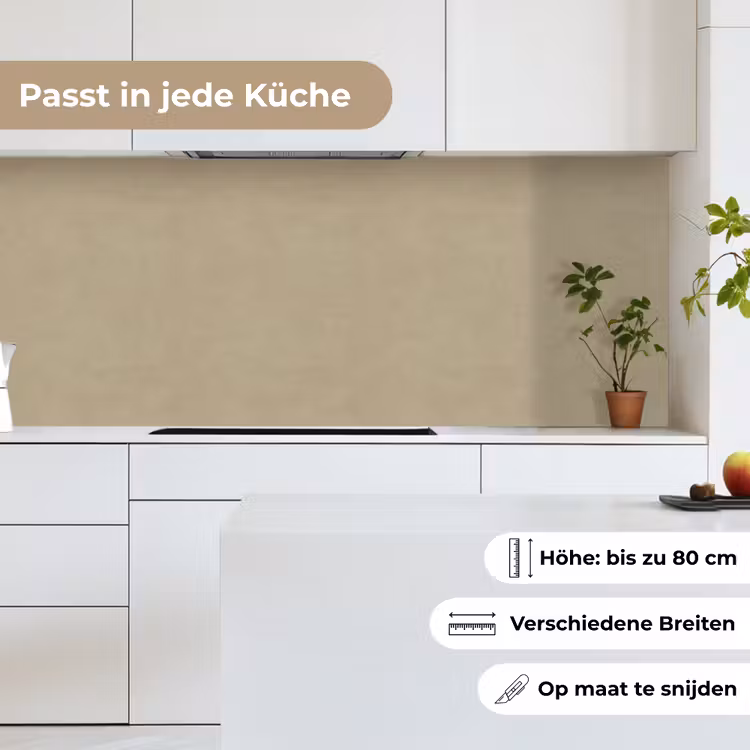 Zandkleur - Korrelige structuur - Beton keuken achterwand 2 middel 871 -sfeer4_DE