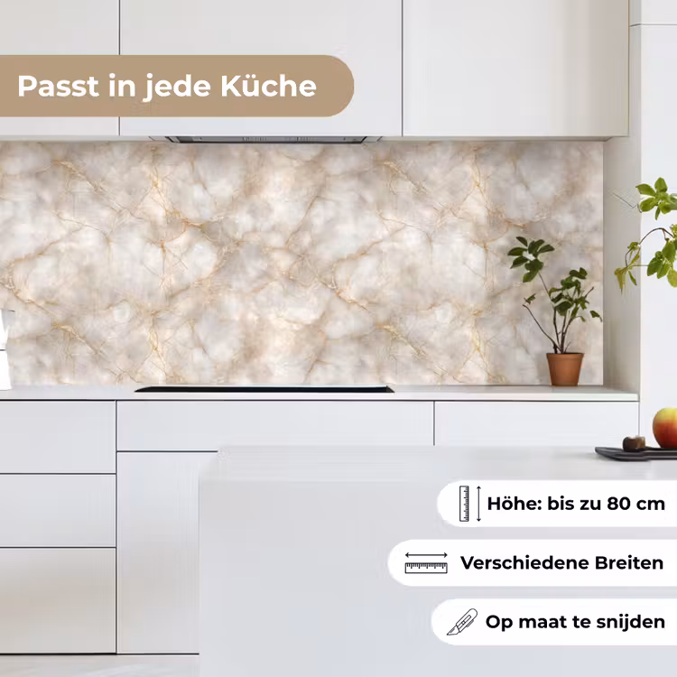 Zandkleurig - Marmer - Natuursteen keuken achterwand 2 middel 871 -sfeer4_DE