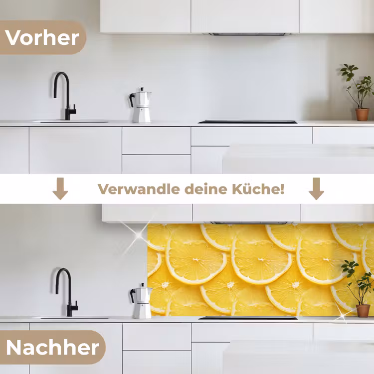 Schijfjes - Citroen - Sap keuken achterwand 2 middel 871 -voor-na_DE