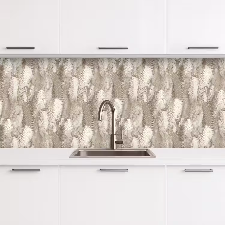 Slang - Textuur - Zand keuken achterwand 2 middel 871 -3d