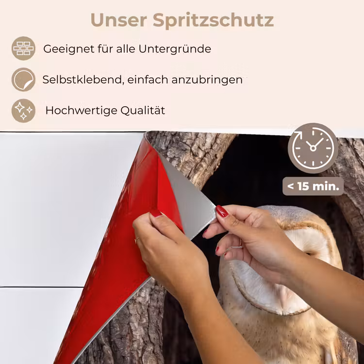 Kerkuil - Boom - Natuur - Bruin keuken achterwand spatscherm klein -spatscherm_DE