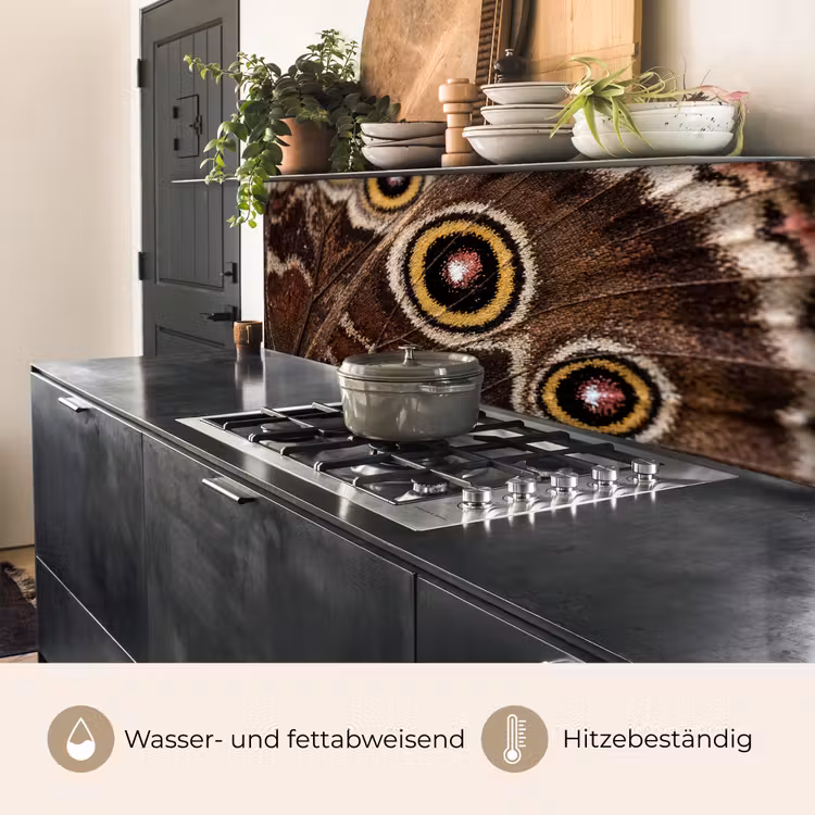 Vlinder - Vleugel - Abstract keuken achterwand 2 middel -usp_DE