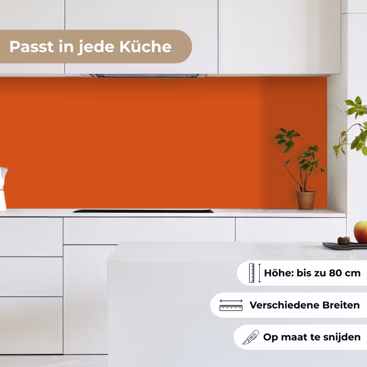 Sienna - Aarde - Kleuren - Effen keuken achterwand 2 middel 871 -sfeer4_DE