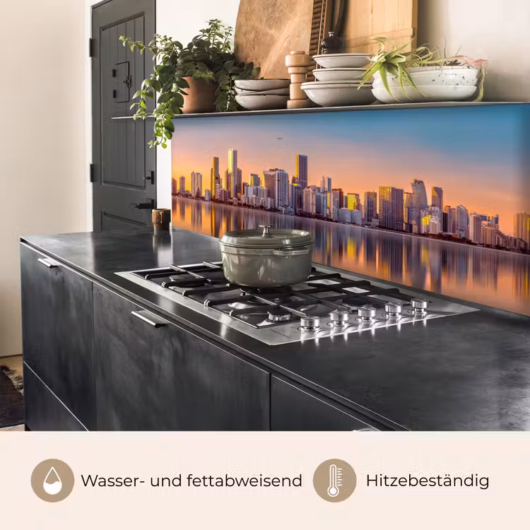 Skyline - Gebouwen - Steden keuken achterwand 2 middel -usp_DE