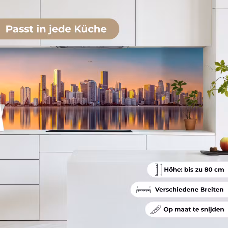 Skyline - Gebouwen - Steden keuken achterwand 2 middel -sfeer4_DE