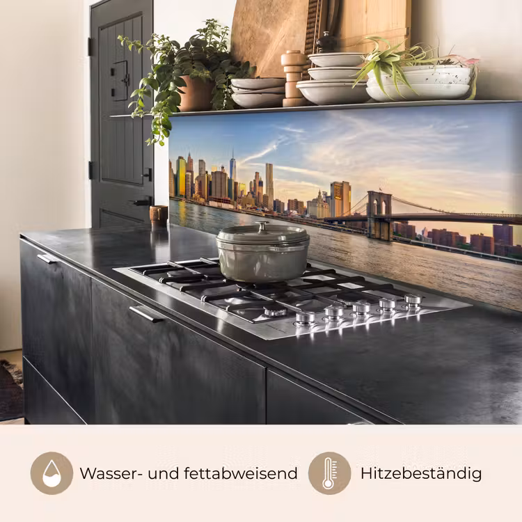 Skyline - New York - Brug - Wolkenkrabbers keuken achterwand 2 middel -usp_DE