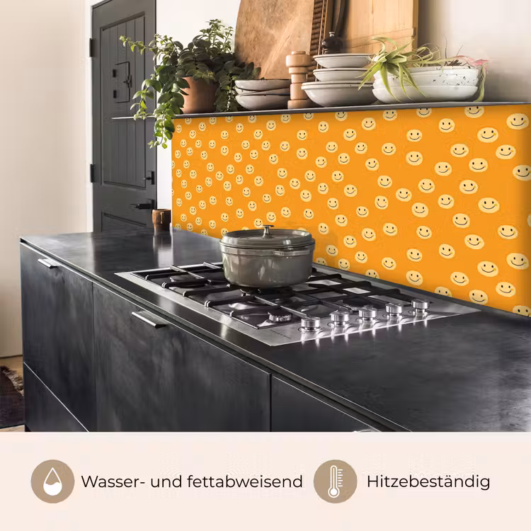Smileys - Retro - Heel keuken achterwand 2 middel 871 -usp_DE