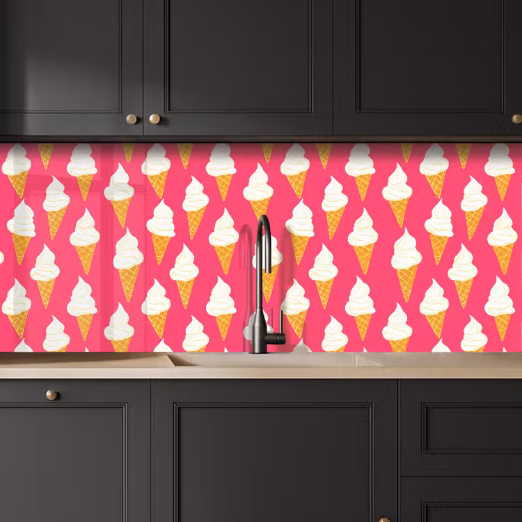 Softijs - Horentje - Roze keuken achterwand 2 middel 871 -sfeer1