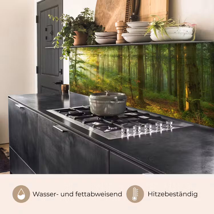 Zon - Bos - Bomen - Natuur - Herfst keuken achterwand 2 middel -usp_DE