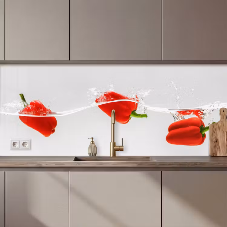 Splash - Groente - Rood keuken achterwand 2 middel zz_3dshopping