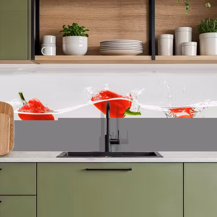 Splash - Groente - Rood keuken achterwand 2 middel -sfeer3