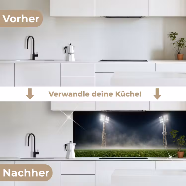 Stadion - Lichtmast - Sport - Nacht keuken achterwand 2 middel -voor-na_DE