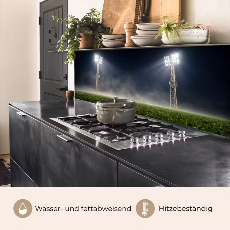 Stadion - Lichtmast - Sport - Nacht keuken achterwand 2 middel -usp_DE