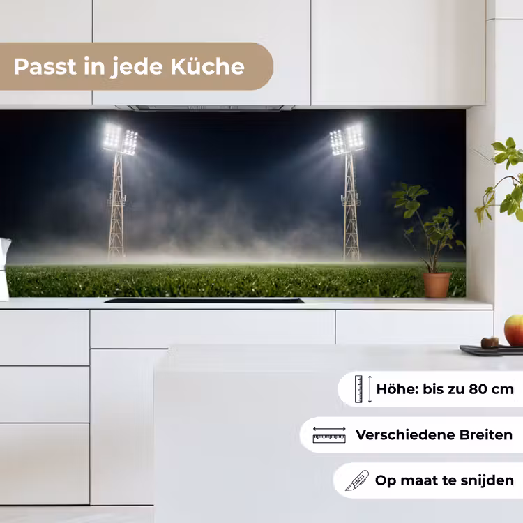 Stadion - Lichtmast - Sport - Nacht keuken achterwand 2 middel -sfeer4_DE