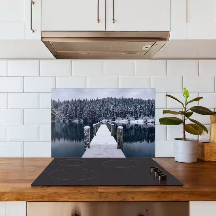 Steiger - Meer - Sneeuw - Bergen - Rustgevend keuken achterwand spatscherm klein -sfeer2