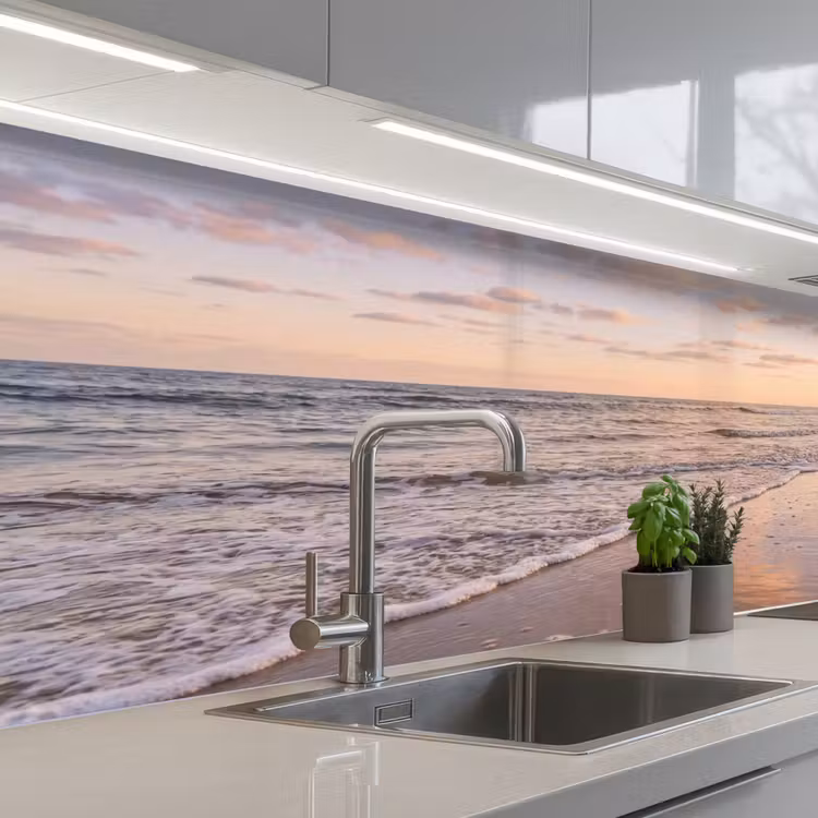 Strand - Branding - Wolken keuken achterwand 2 middel -3d_schuin