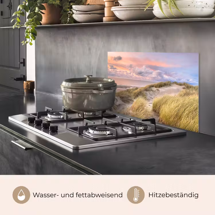 Strand - Zee - Duin - Zonsondergang keuken achterwand spatscherm klein -usp_DE