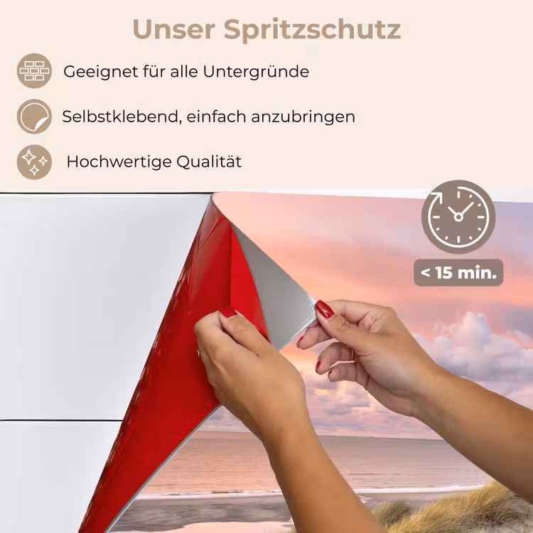 Strand - Zee - Duin - Zonsondergang keuken achterwand spatscherm klein -spatscherm_DE